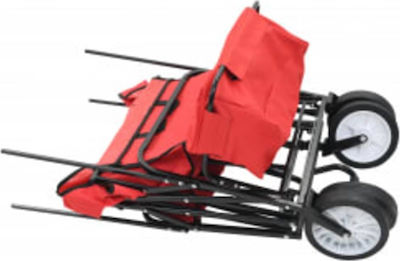 Foldable Garden Cart με Σκίαστρο 75kg