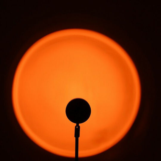 GloboStar Sunset 180° LED Floor Lamp H94xW87.5cm. with Adjustable White Light Black