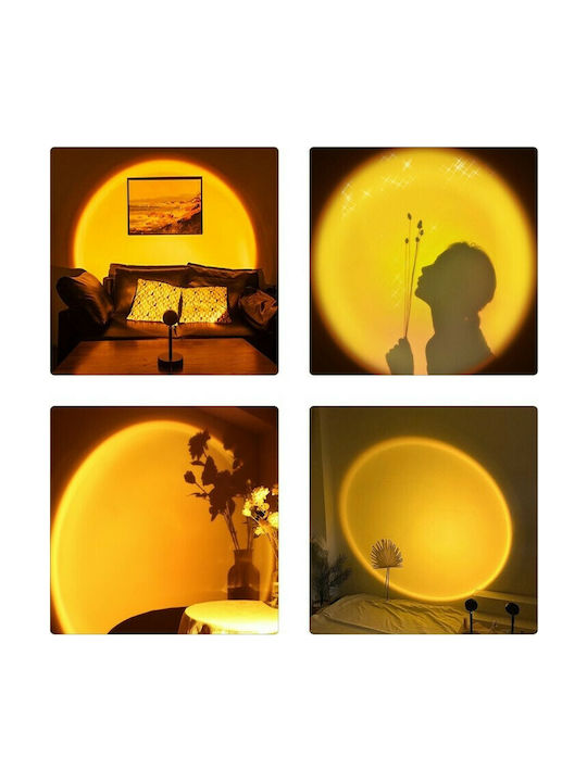 GloboStar LED Floor Lamp H94xW15cm. with Warm White Light Black