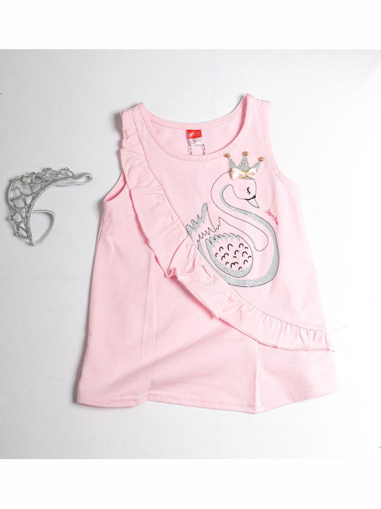 Rochie pentru Copii Fără mâneci Set cu Accesorii Roz