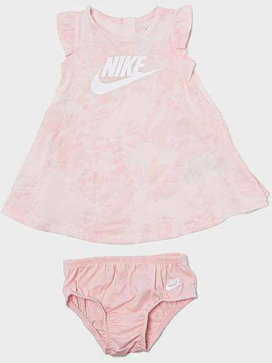 Nike Παιδικό Φόρεμα Αμάνικο Ροζ