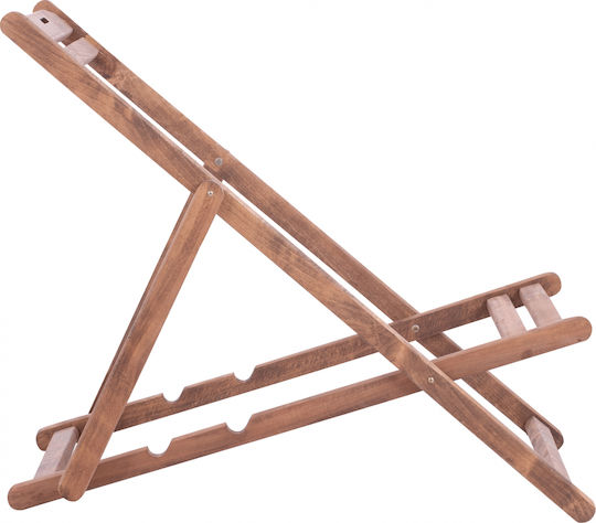 HomeMarkt Lemnos Skeleton for Director's Chair Wooden 55.5x97x105cm Beige