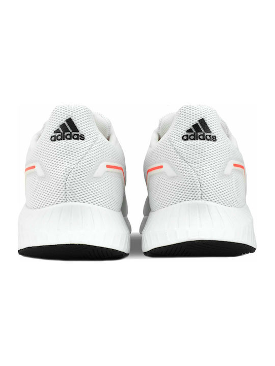 Runfalcon 2.0 Herren Sportschuhe Laufen Cloud White / Core Black / Solar Red