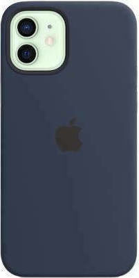 Silicone Back Cover Navy Blue (iPhone 12 / 12 Pro)