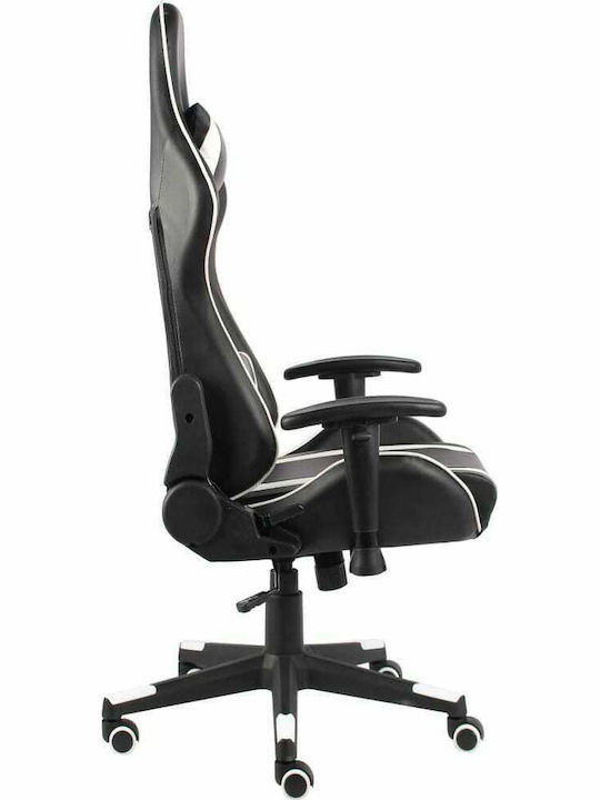 vidaXL 20482 Gaming Chair with Adjustable Arms Black / White