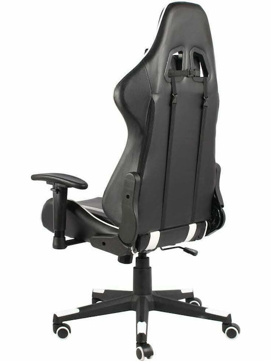 vidaXL 20482 Gaming Chair with Adjustable Arms Black / White