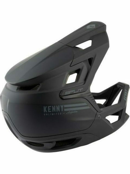 Kenny Enduro Split Full Face Κράνος Ποδηλάτου Downhill Μαύρο Kenny Enduro Split Full Face Κράνος Ποδηλάτου Downhill Μαύρο