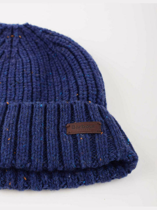 Barbour Langley Knitted Beanie Cap Blue MHA0390NY91