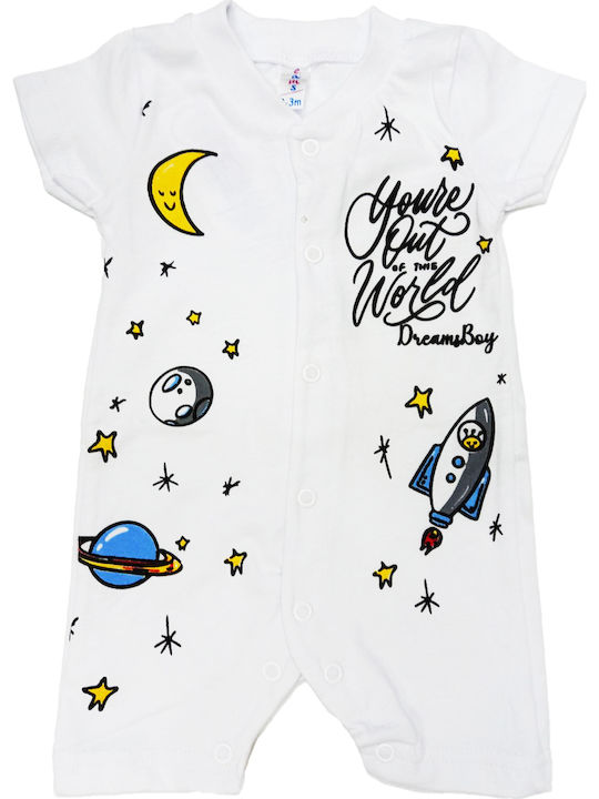 Dreams by Joyce Out This World Baby Bodysuit White