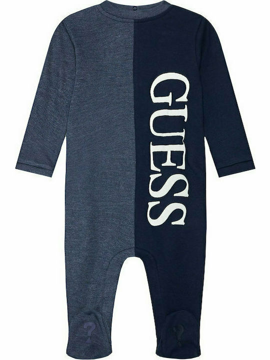 Guess Baby Bodysuit Set Long-Sleeved Blue