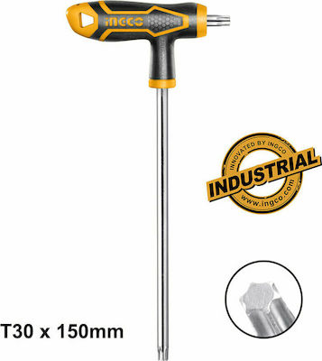 Ingco Cheie Torx în formă T-Piece cu vârf de dimensiune T30