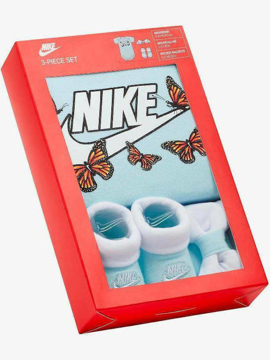 Nike Short-Sleeved with Accessories Light Blue 3pcs