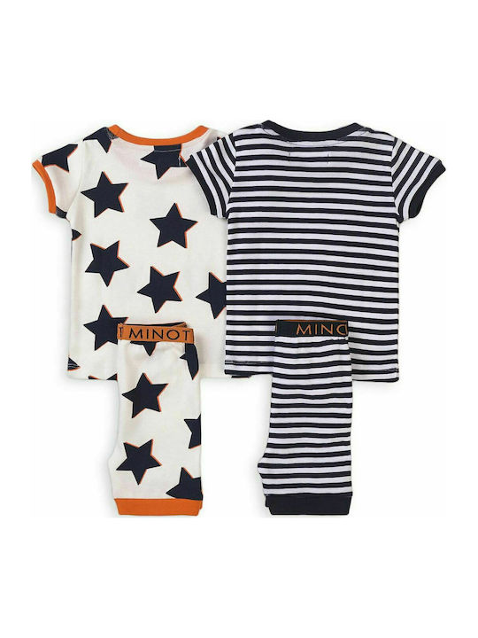 Minoti Set Top & Bottom Kids Summer Pyjamas Multicolour