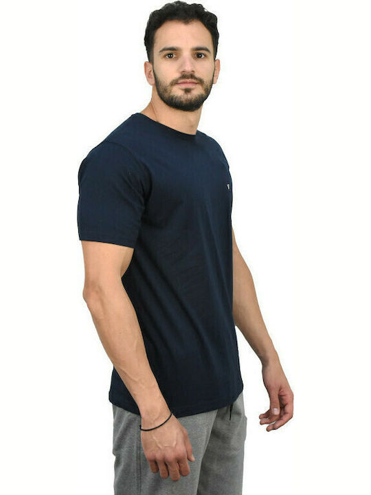 Αθλητικό T-shirt Navy Μπλε
