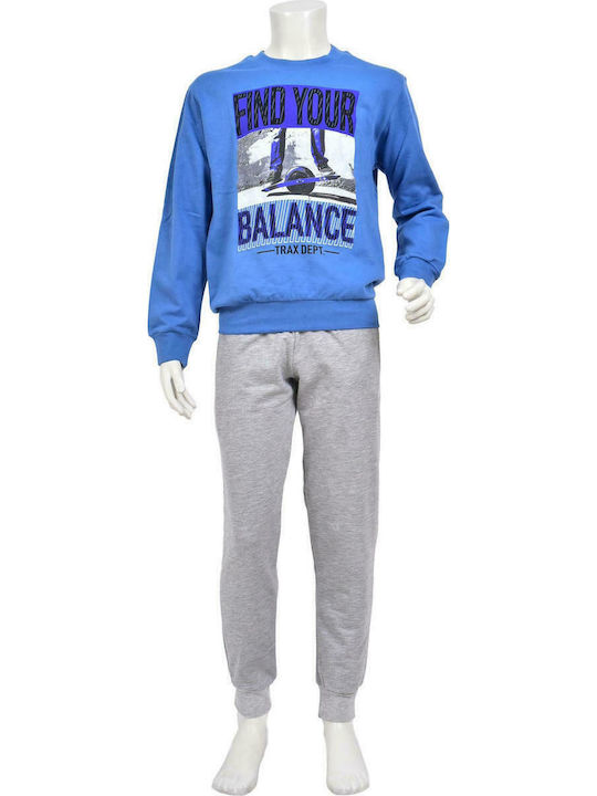 Trax Kids Sweatpants Set Light Blue 2pcs