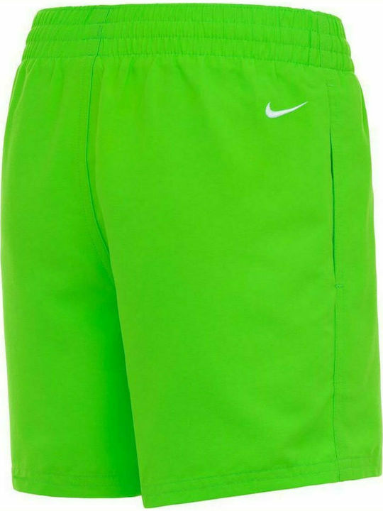 Nike Παιδικό Μαγιό Βερμούδα / Σορτς Logo Solid Lap 4" για Αγόρι Πράσινο