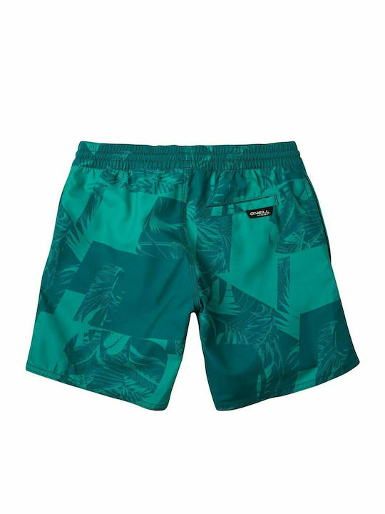 O'neill PB Cali Floral Kids Swimwear Swim Shorts Green