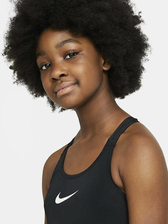 Nike Essential Racerback Παιδικό Μαγιό Ολόσωμο Μαύρο