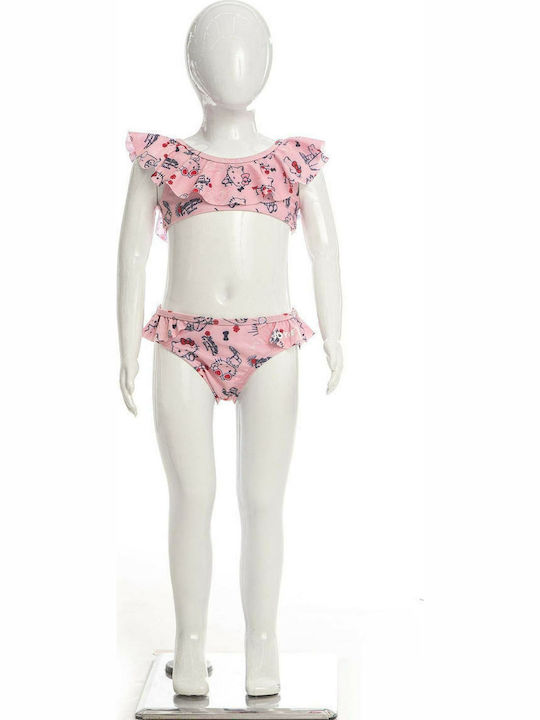 Joyce Flamingos Kinder Badeanzug Bikini Rosa
