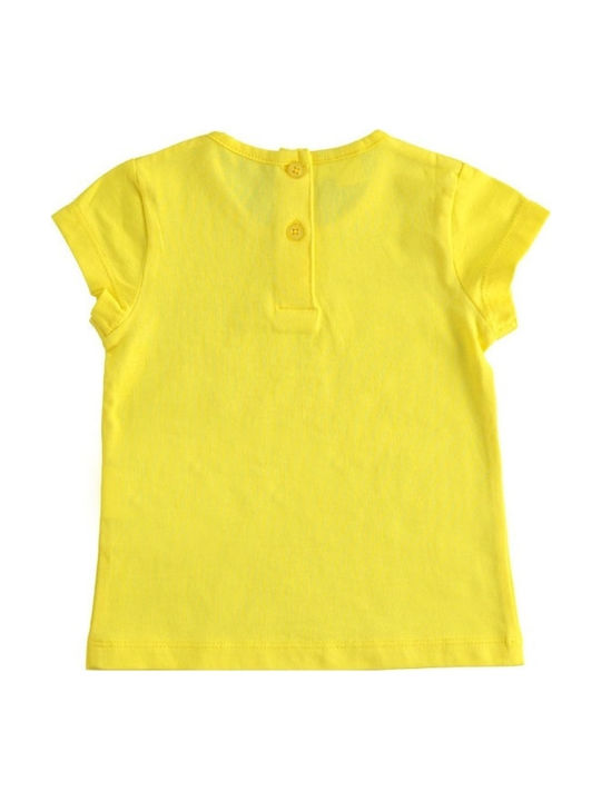 iDO Kids T-shirt Yellow Flowers