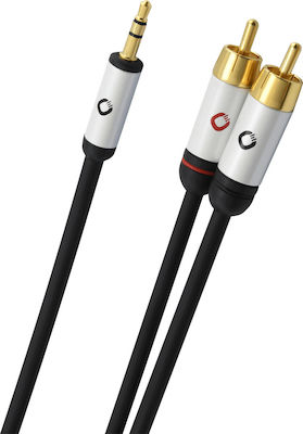 Oehlbach 3.5mm male - RCA male Cable Black 1.5m (60002)