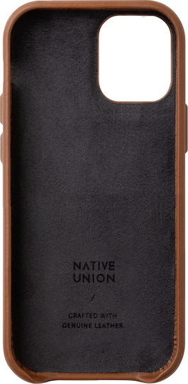 Native Union Back Cover Δερμάτινο Καφέ (iPhone 12 mini)