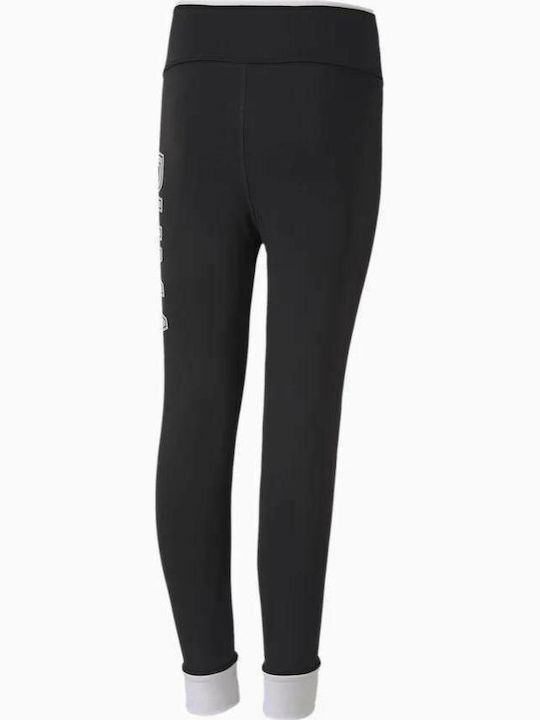 Puma Kinder Leggings Lang Schwarz