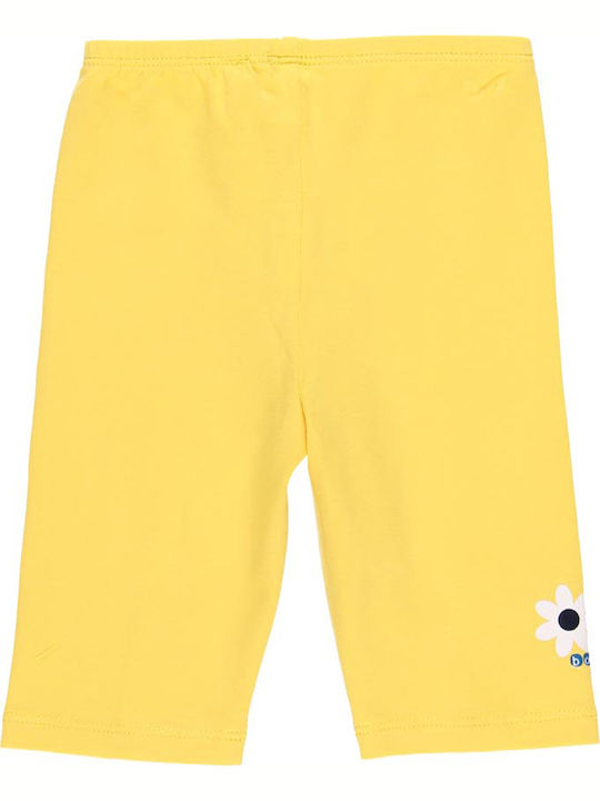 Boboli Kids Legging Short Yellow