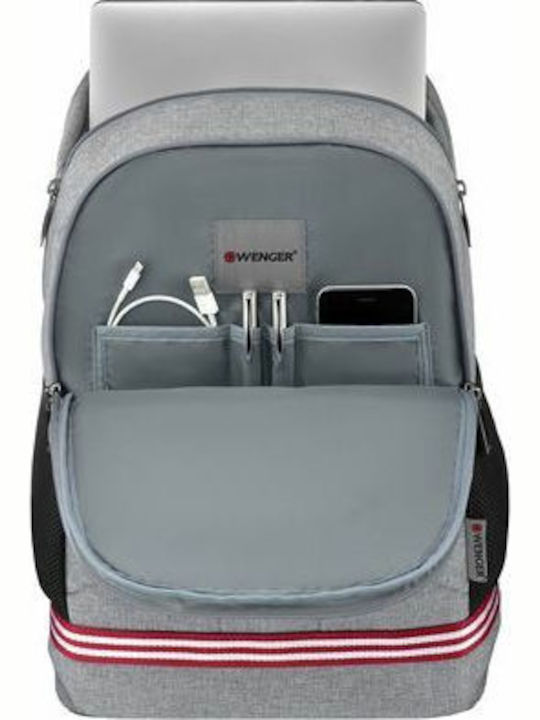 Wenger Quadma Τσάντα Πλάτης για Laptop 16" σε Γκρι χρώμα