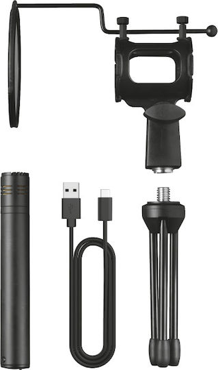 Trust GXT 241 Velica Electret Μικρόφωνο USB Επιτραπέζιο