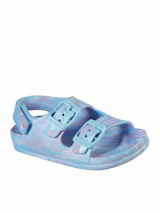 Skechers Lil Cali Blast Party Color Πέδιλα Πολύχρωμα
