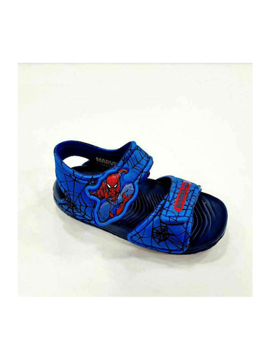 Disney Spiderman Kids Beach Shoes Blue