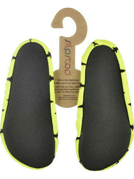 Slipstop Neon Shark Copii Pantofi de Plajă Galbeni SS-22