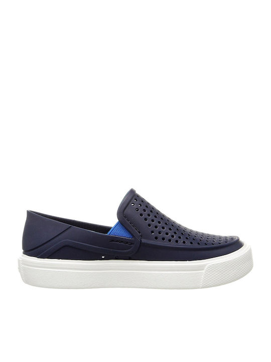 Crocs Παιδικές Espadrilles Slip-On Blau Πέδιλα