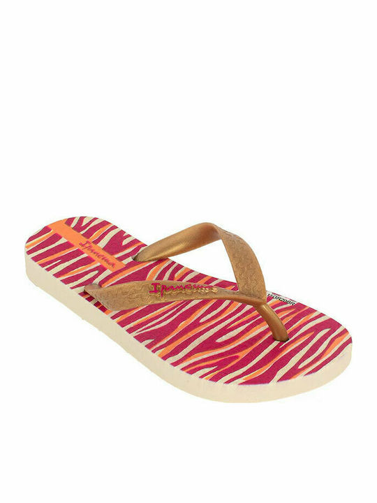 Kinder Flip Flops Gold
