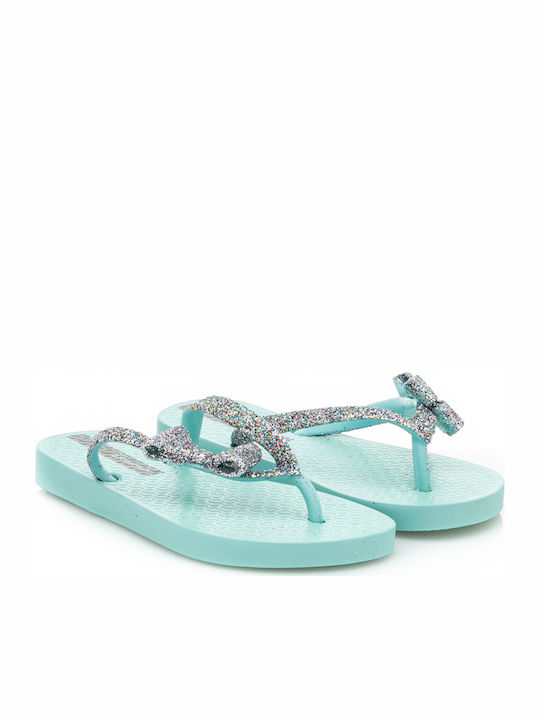 Kinder Flip Flops Silber