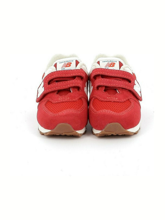 574 Kinder Sneakers mit Klettverschluss Rot