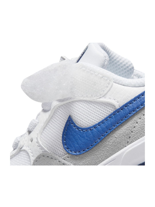Air Max SC TD Παιδικά Sneakers με Σκρατς White / Game Royal / Wolf Grey