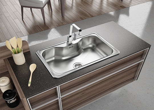Fortinox Arena 22080 Ένθετος Inox Σαγρέ Μ80xΠ50cm Ασημί Fortinox Arena 22080 Ένθετος Inox Σαγρέ Μ80xΠ50cm Ασημί