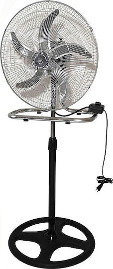 DictroLux Pedestal Fan 60W Fan Diameter 49cm Multicoloured