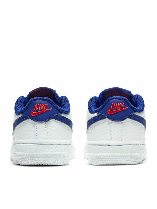 Kids Sneakers  Air Force 1 White / Deep Royal Blue / University Red