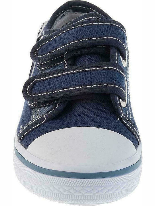 Canguro Kinder-Sneaker mit Klettverschluss Blau