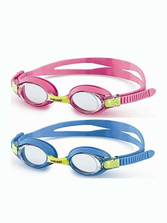 Head Meteor Swimming Goggles Kids with Anti-Fog Lenses Pink Pink