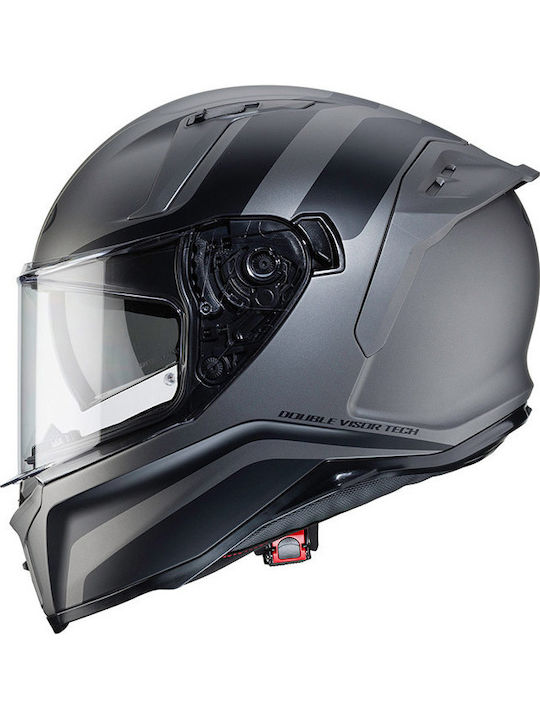 Caberg Avalon Blast Grey Matt/Black Motorcycle Helmet Full Face 1500gr CAB000KRA519