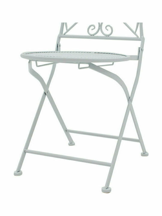 Set Sala De Mese Pentru Exterior Walen 3 Piese Alb