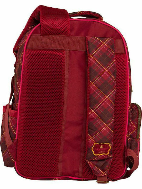 Santoro A Single Rose School Bag Backpack Elementary, Elementary in Red color L30 x W14 x H44cm