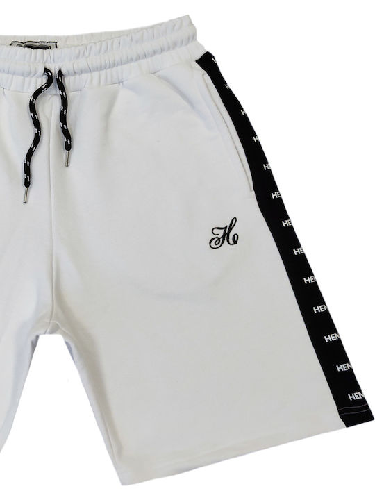 6-055 Men's Athletic Shorts White