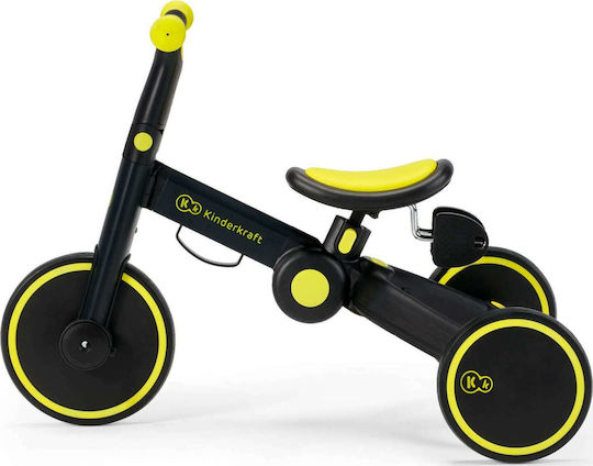 Kinderkraft 4 Trike Foldable & Convertible 3 in 1 for 1-5 Years Old Black
