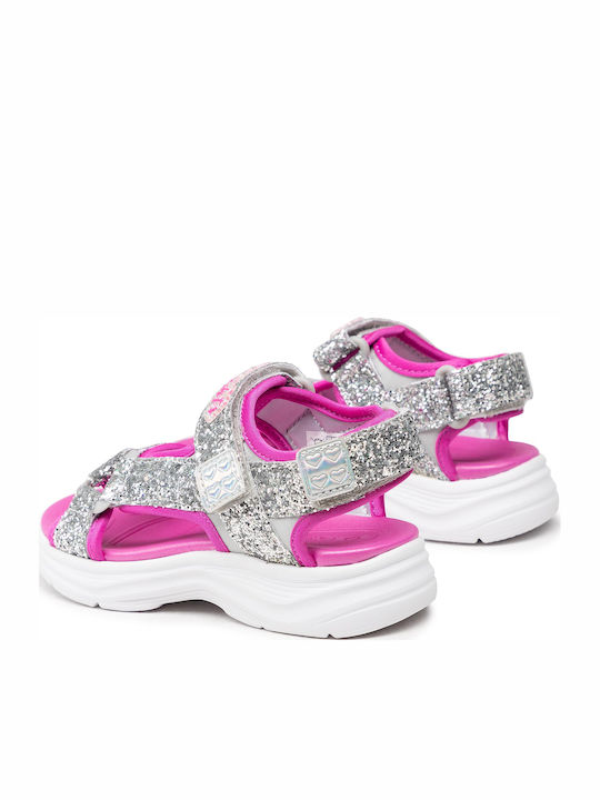Παιδικά Πέδιλα Glittery Glam Ασημί