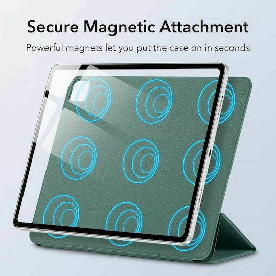 ESR Rebound Magnetic Флип капак Горско зелено (iPad Pro 11 (2022, 2021, 2020, 2018))